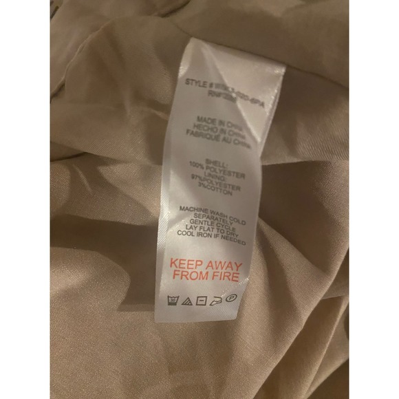 NWT Jason Wu Satin Trousers XL Cream High Waist Pleated Front Chic Designer Work - Picture 8 of 9